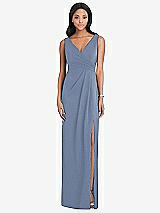 Front View Thumbnail - Larkspur Blue After Six Bridesmaid Dress 6799