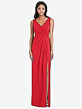 Front View Thumbnail - Parisian Red After Six Bridesmaid Dress 6799