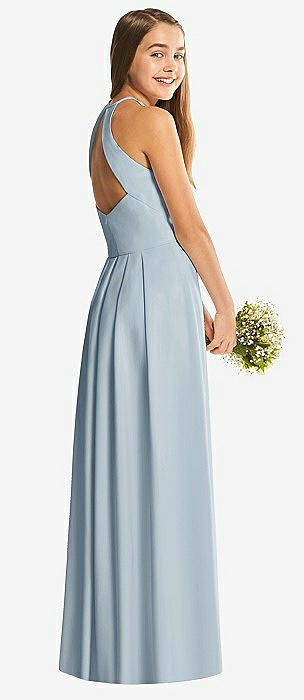 Mist Crepe Junior Bridesmaid Dresses