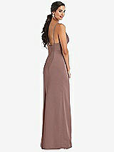 Alt View 3 Thumbnail - Sienna Cowl-Neck Draped Wrap Maxi Dress with Front Slit