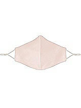 Front View Thumbnail - Blush Satin Twill Reusable Face Mask