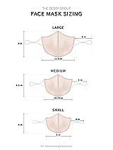 Alt View 1 Thumbnail - Blush Soft Jersey Reusable Face Mask