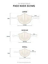 Alt View 1 Thumbnail - Ivory Soft Jersey Reusable Face Mask