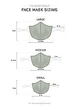 Alt View 1 Thumbnail - Willow Green Soft Jersey Reusable Face Mask