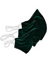 Rear View Thumbnail - Evergreen Lux Velvet Reusable Face Mask