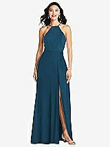 Front View Thumbnail - Atlantic Blue Bella Bridesmaids Dress BB129