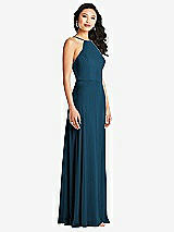 Side View Thumbnail - Atlantic Blue Bella Bridesmaids Dress BB129