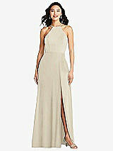 Front View Thumbnail - Champagne Bella Bridesmaids Dress BB129