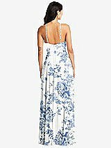 Rear View Thumbnail - Cottage Rose Dusk Blue Bella Bridesmaids Dress BB129