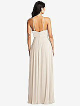 Rear View Thumbnail - Oat Bella Bridesmaids Dress BB129