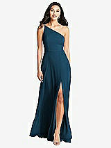 Front View Thumbnail - Atlantic Blue Bella Bridesmaids Dress BB130