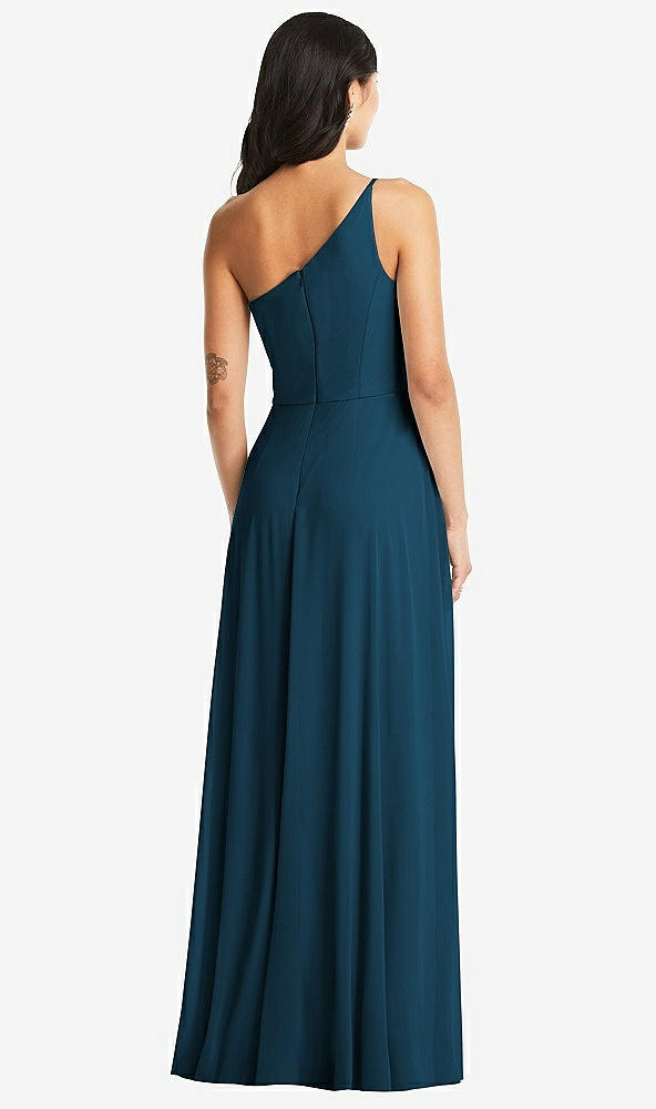 Back View - Atlantic Blue Bella Bridesmaids Dress BB130