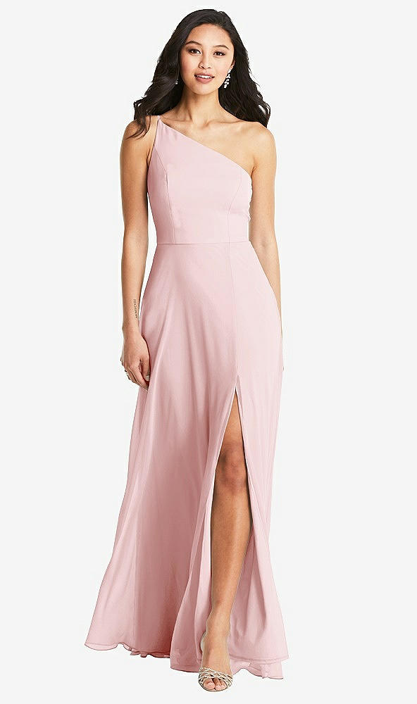 Front View - Ballet Pink Bella Bridesmaids Dress BB130