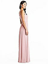 Side View Thumbnail - Ballet Pink Bella Bridesmaids Dress BB130