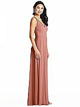 Side View Thumbnail - Desert Rose Bella Bridesmaids Dress BB131