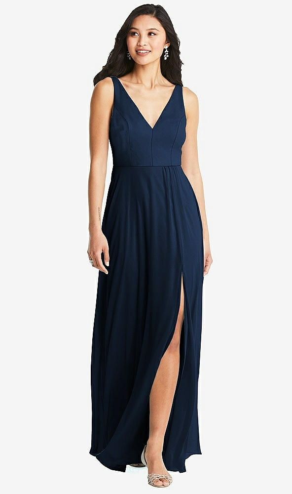 Front View - Midnight Navy Bella Bridesmaids Dress BB131