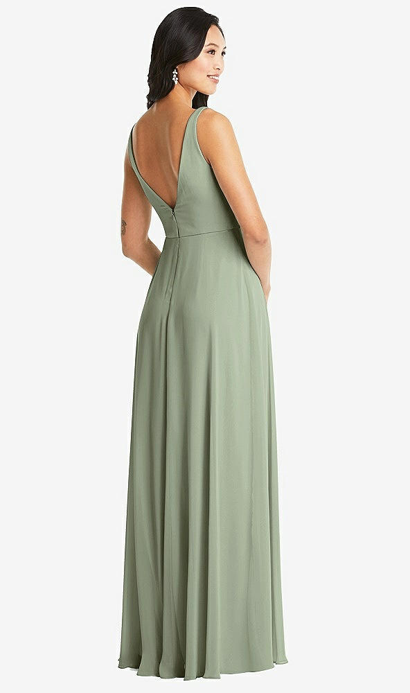 Back View - Sage Bella Bridesmaids Dress BB131