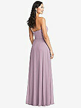 Rear View Thumbnail - Suede Rose Bella Bridesmaids Dress BB132