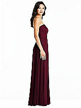 Side View Thumbnail - Cabernet Bella Bridesmaids Dress BB132