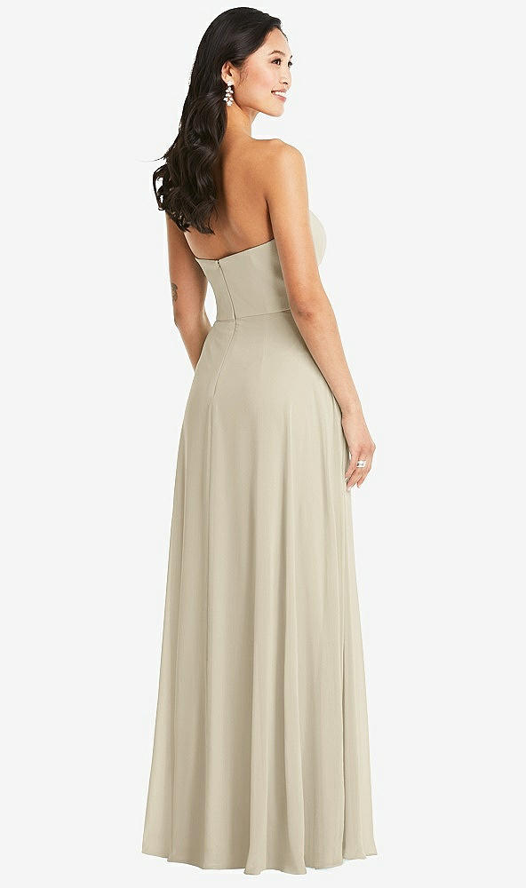 Back View - Champagne Bella Bridesmaids Dress BB132