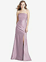 Front View Thumbnail - Suede Rose Bella Bridesmaids Dress BB133