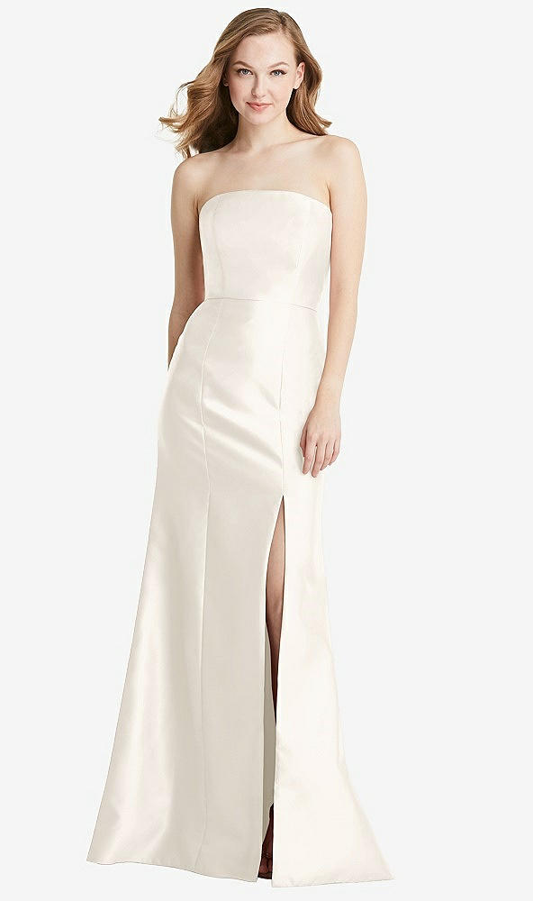 Front View - Ivory Bella Bridesmaids Dress BB133