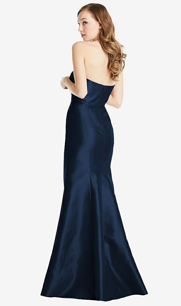 Back View - Midnight Navy Bella Bridesmaids Dress BB133