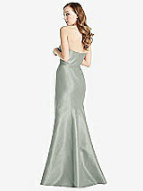 Rear View Thumbnail - Willow Green Bella Bridesmaids Dress BB133