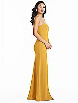 Side View Thumbnail - NYC Yellow Bella Bridesmaids Dress BB134