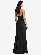 Rear View Thumbnail - Black Bella Bridesmaids Dress BB134