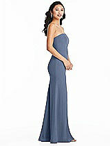 Side View Thumbnail - Larkspur Blue Bella Bridesmaids Dress BB134