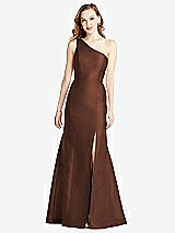 Front View Thumbnail - Cognac Bella Bridesmaids Dress BB137