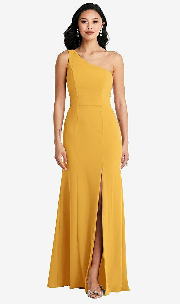 Front View - NYC Yellow Bella Bridesmaids Dress BB138