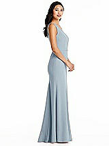 Side View Thumbnail - Mist Bella Bridesmaids Dress BB138