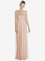 Front View Thumbnail - Cameo Empire Waist Convertible Sash Tie Lace Maxi Dress