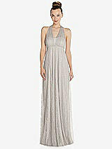 Alt View 2 Thumbnail - Oyster Empire Waist Convertible Sash Tie Lace Maxi Dress