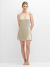 Alt View 5 Thumbnail - Champagne Short Whisper Satin Slip