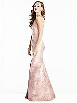 Side View Thumbnail - Bow And Blossom Print Bella Bridesmaids Dress BB137