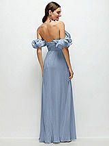 Alt View 3 Thumbnail - Cloudy Dramatic Ruffle Edge Strap Chiffon Maxi Dress