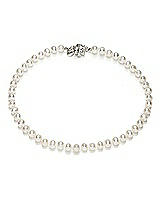 Front View Thumbnail - Natural Children's Pearl Necklace - 12.5 inch