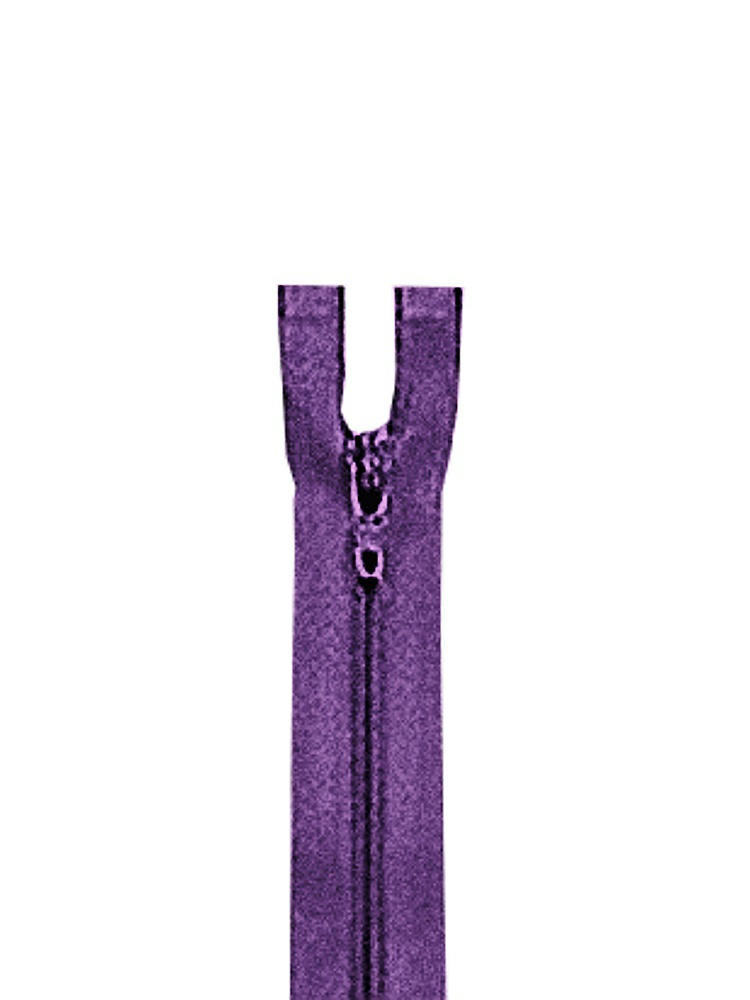 Front View - African Violet Zipper - 24" hidden