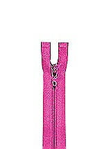 Front View Thumbnail - Fuchsia Zipper - 24" hidden