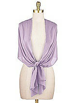 Alt View 2 Thumbnail - Pale Purple Lux Chiffon Stole