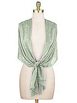 Alt View 2 Thumbnail - Vintage Primrose Sage Lux Chiffon Stole