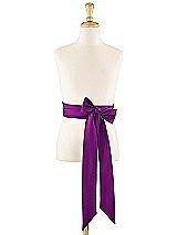 Front View Thumbnail - Dahlia Matte Satin Flower Girl Sash