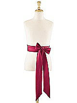 Front View Thumbnail - Valentine Matte Satin Flower Girl Sash