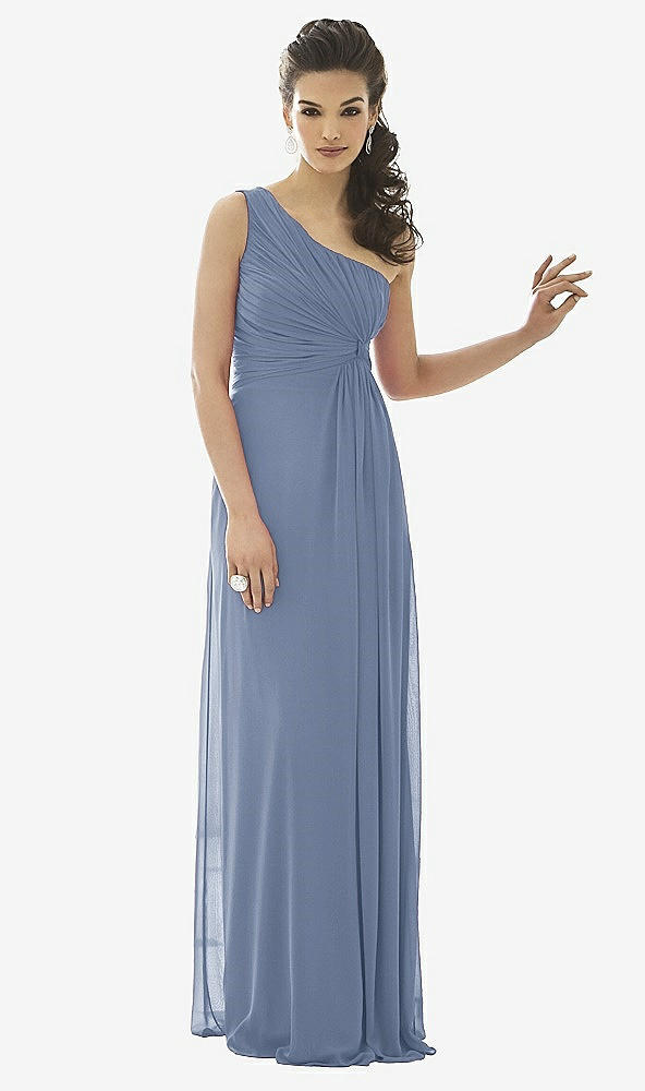 Front View - Larkspur Blue After Six Bridesmaid Dress 6651