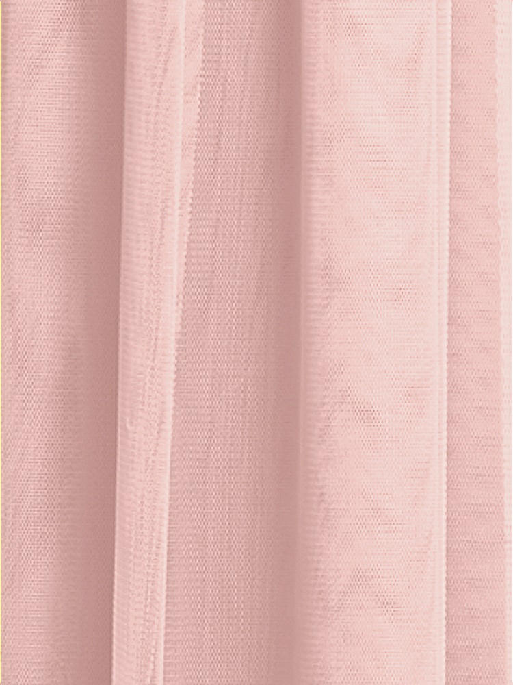 Front View - Rose Soft Tulle Fabric by the Yard