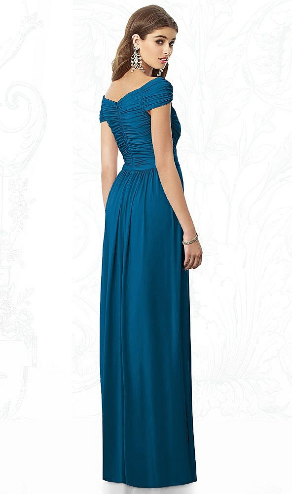 Back View - Ocean Blue After Six Bridesmaid Dress 6697