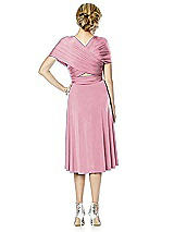 Alt View 2 Thumbnail - Sea Pink Twist Wrap Convertible Cocktail Dress